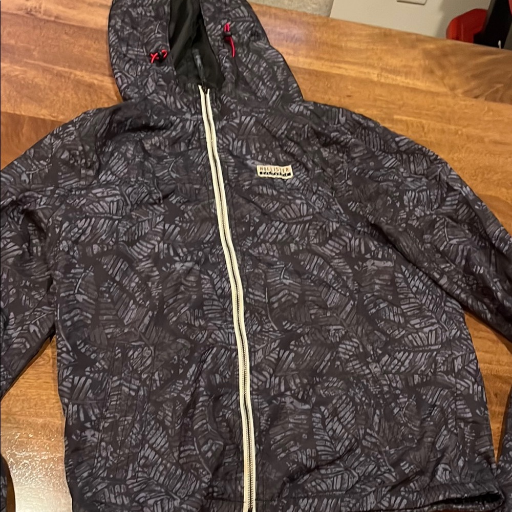 Hollister zip up jacket size XL lightweight